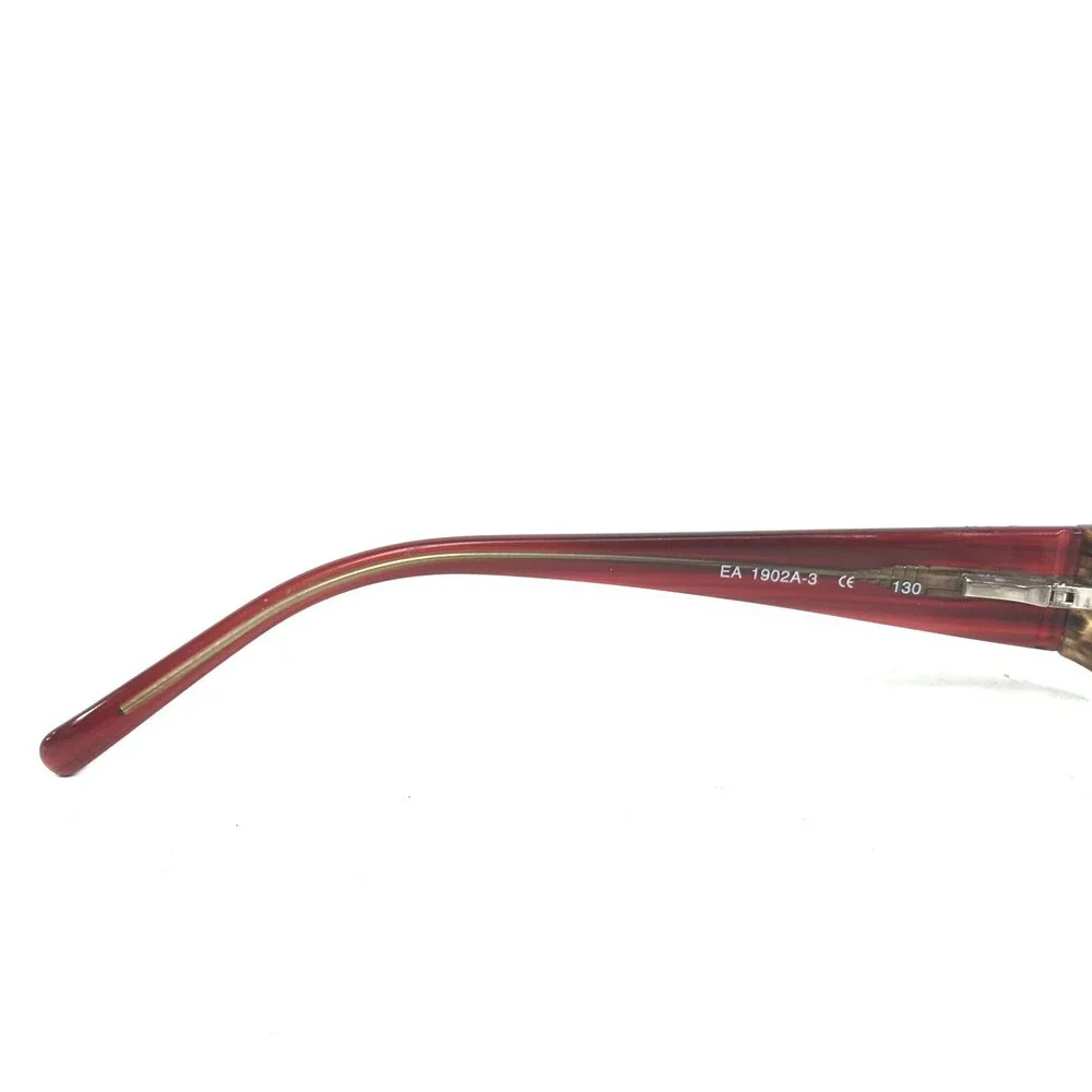 Elizabeth Arden EA 1902A-3 Eyeglasses Frames Brown Red Round Oval Full Rim 130